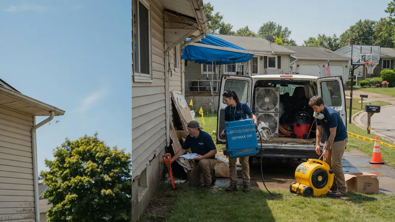 Ceiling Leak Cleanup in Peninsula, OH near me